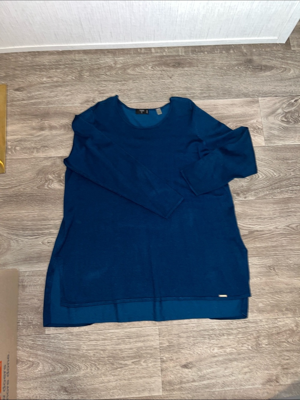 Women’s Crewneck Sweater - Deep Teal Blue